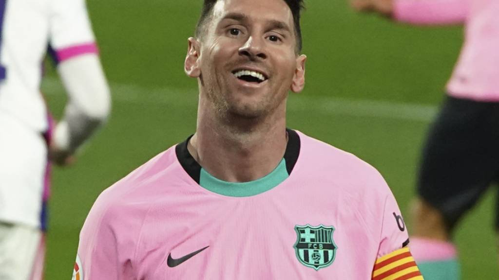 Sein 644. Tor für Barcelona in Valladolid dürfte für Lionel Messi noch nicht das letzte gewesen sein.