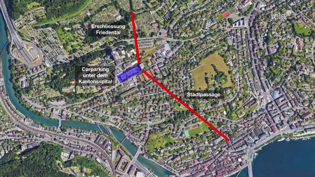 Fussgängertunnel als Lösung für Carproblem in der Stadt Luzern