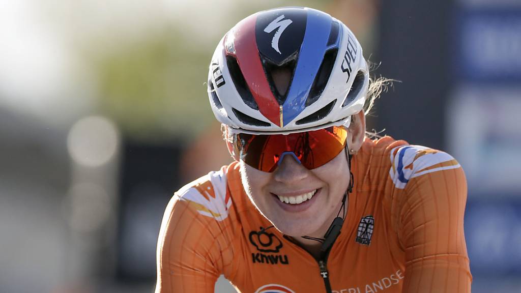 Das Lachen einer Siegerin: Die Niederländerin Anna van der Breggen sicherte sich an der Rad-WM in Imola ihre zweite Goldmedaille