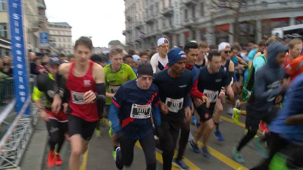 Grosser Andrang am Zürcher Silvesterlauf