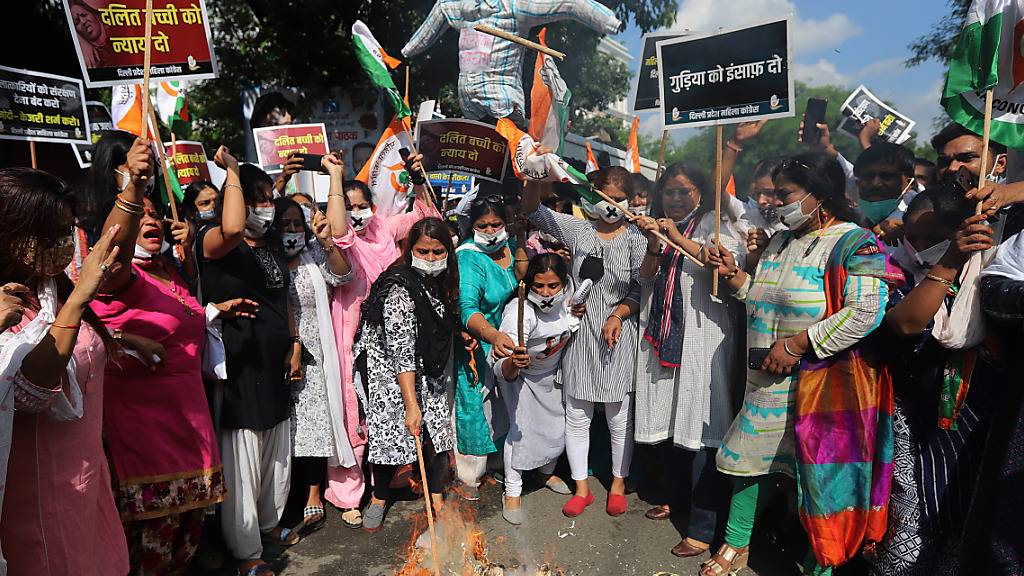 Proteste nach mutmasslicher Gruppenvergewaltigung in Indien