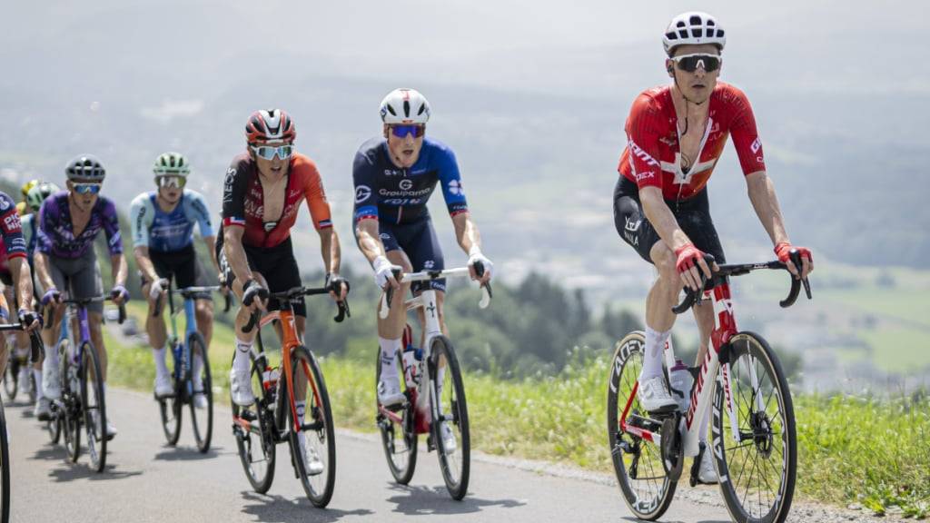 Die 88. Ausgabe der Tour de Suisse war für die Schweizer Fraktion um Landesmeister Mauro Schmid (rechts) einen Ticken zu berglastig