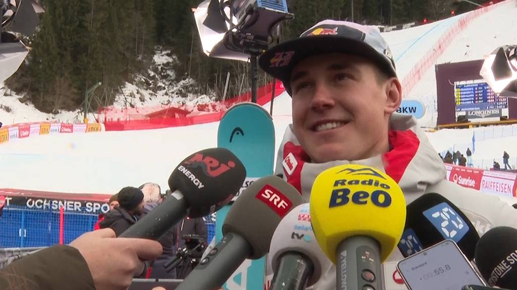 Von Allmen wird Dritter im Super-G: «Hätte nicht gedacht, dass es so weit nach vorne reicht»